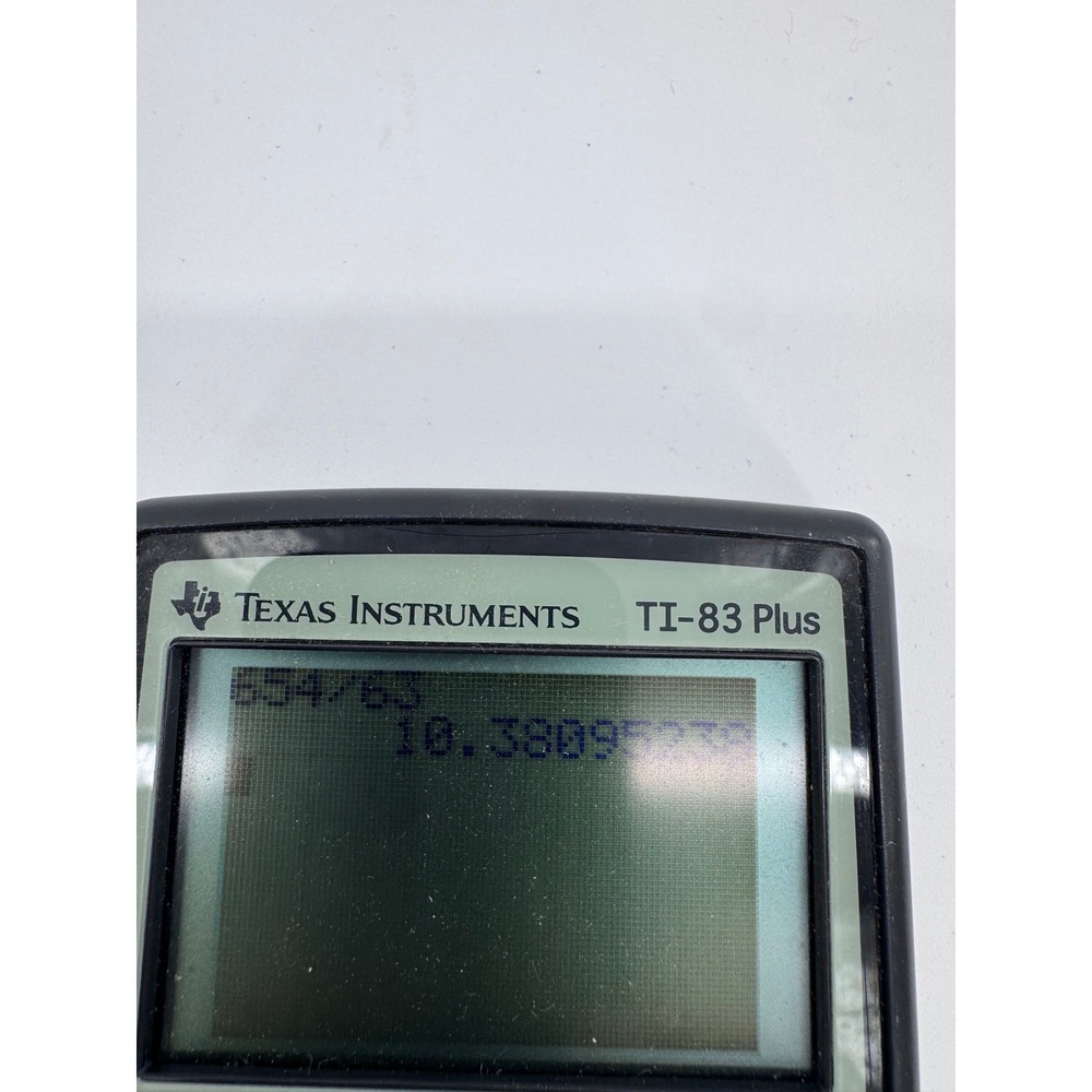 Texas Instruments TI-83 Plus Graphing Calculator Black Math STEM - Picture 2 of 7